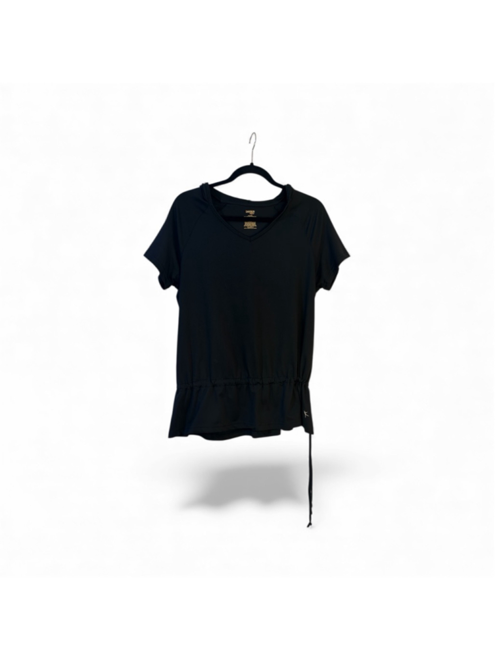 Danskin Now Women's Drawstring Hem Hooded Tee - Size L/G (b2)